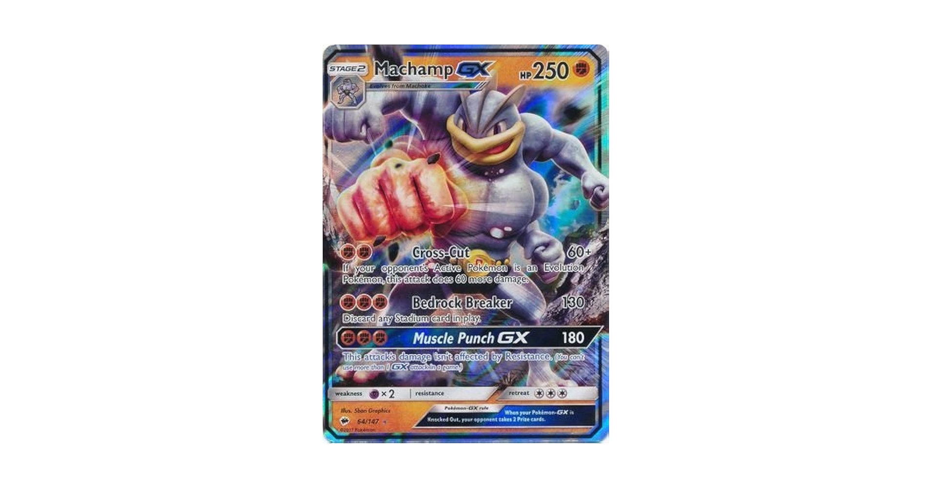 Amazon.com: Machamp GX - 64/147 - Ultra Rare : Toys & Games